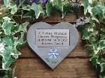 Personalised Heart with Plaque